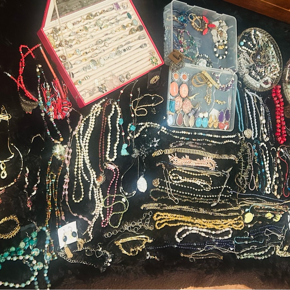 Huge lot of what I believe is costume Jewelry